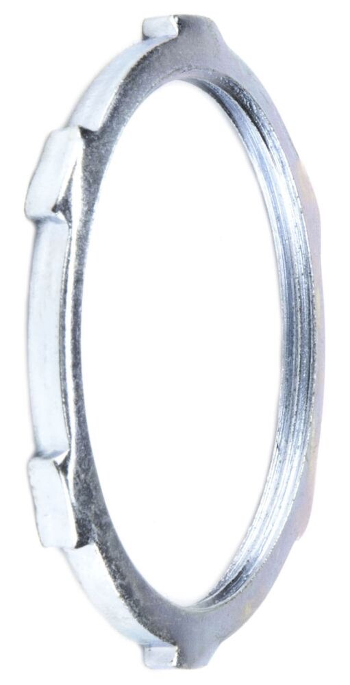 Dottie LN400, 4", Zinc Plated Carbon Steel, Rigid Conduit Locknut, 1pc