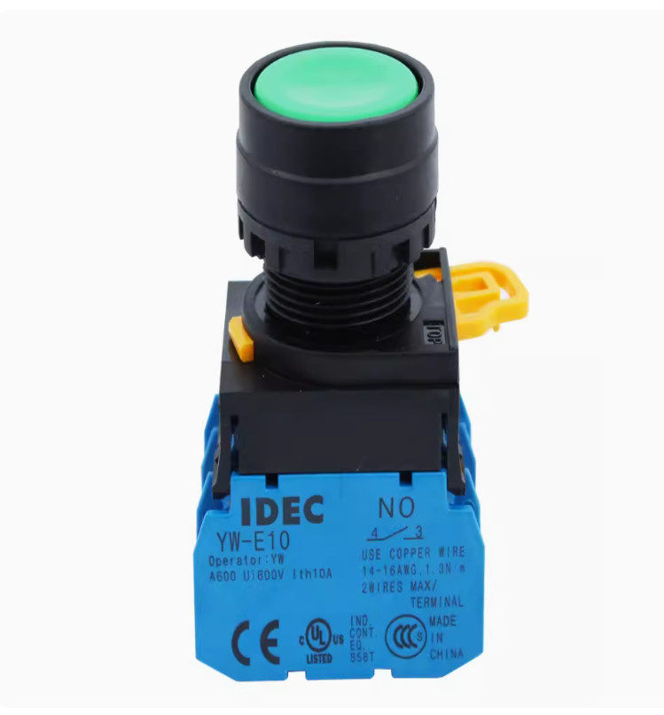 1PC New IDEC Push button switch YW1B-M1E30B 3NO black #LL