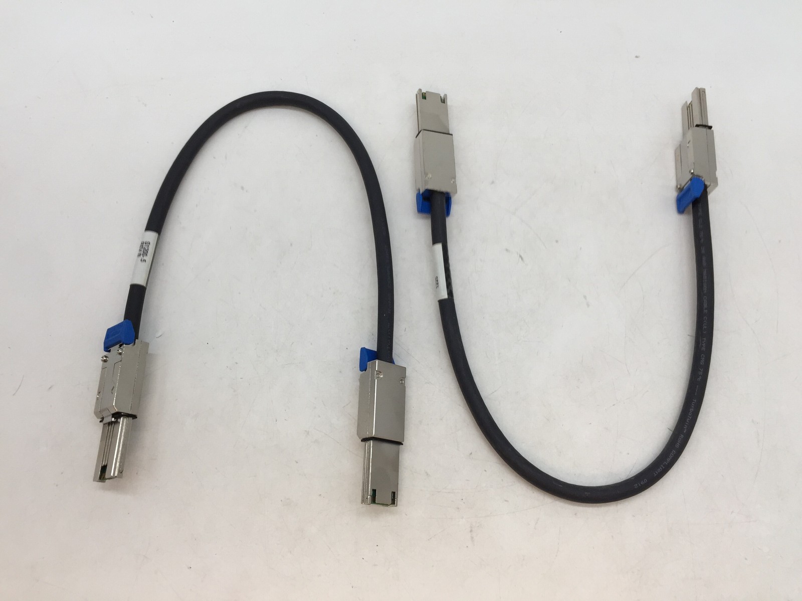 LOT OF 2 Dell SAS Cable 0.5m Length S1200-.5 REV B CCX 08GCN7 FREE S/H