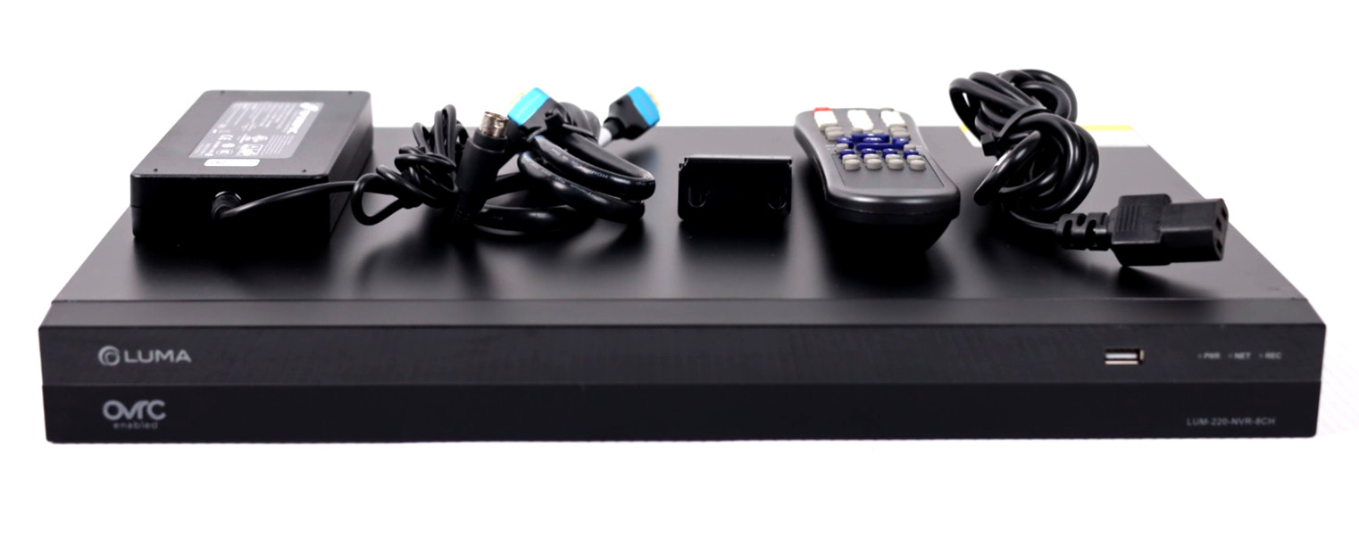 Luma LUM-220-NVR-8CH 8 Channel 6TB NVR 220 Series DEFAULTED w24