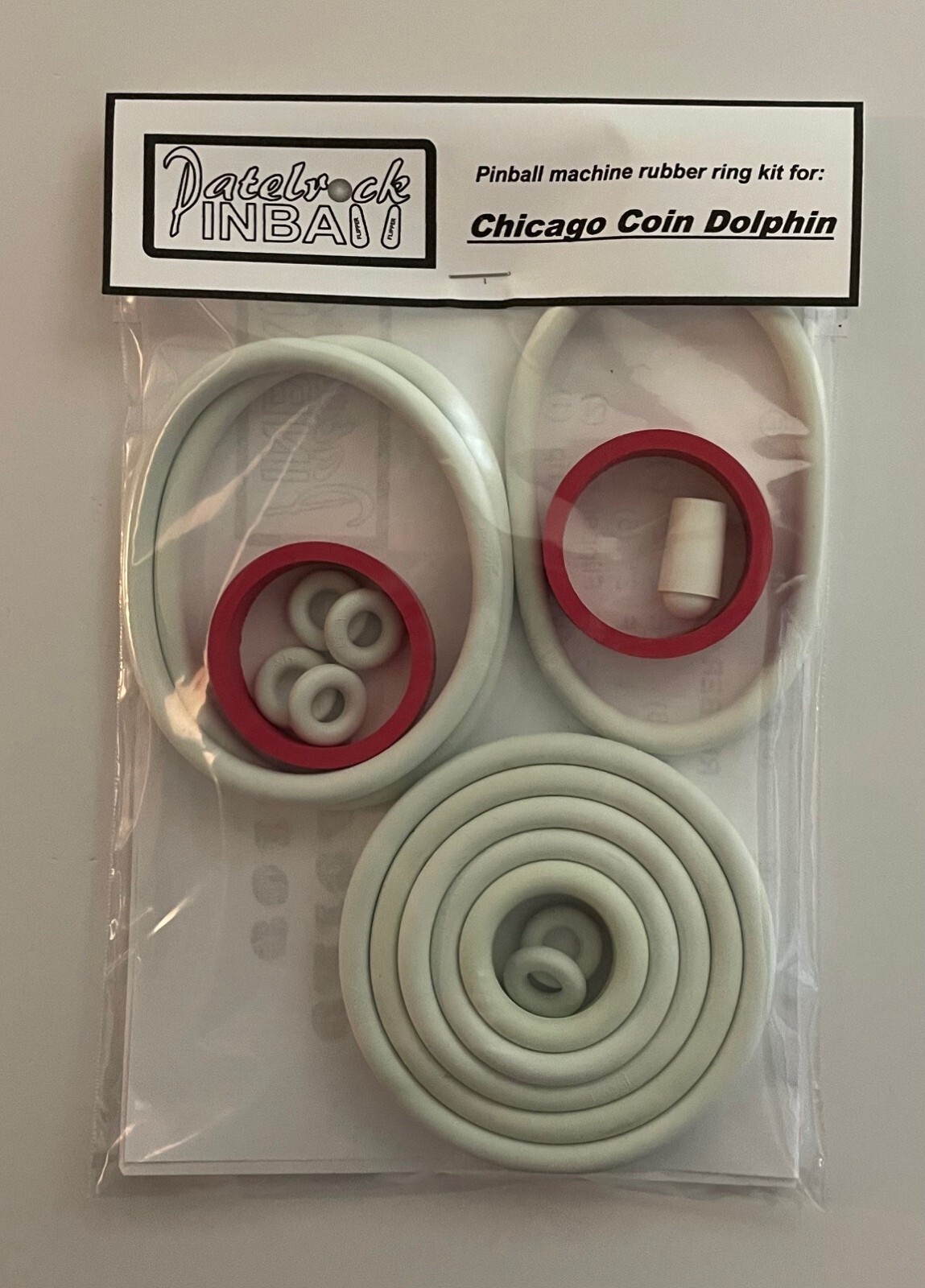 1974 Chicago Coin Dolphin Pinball Machine Rubber Ring Kit