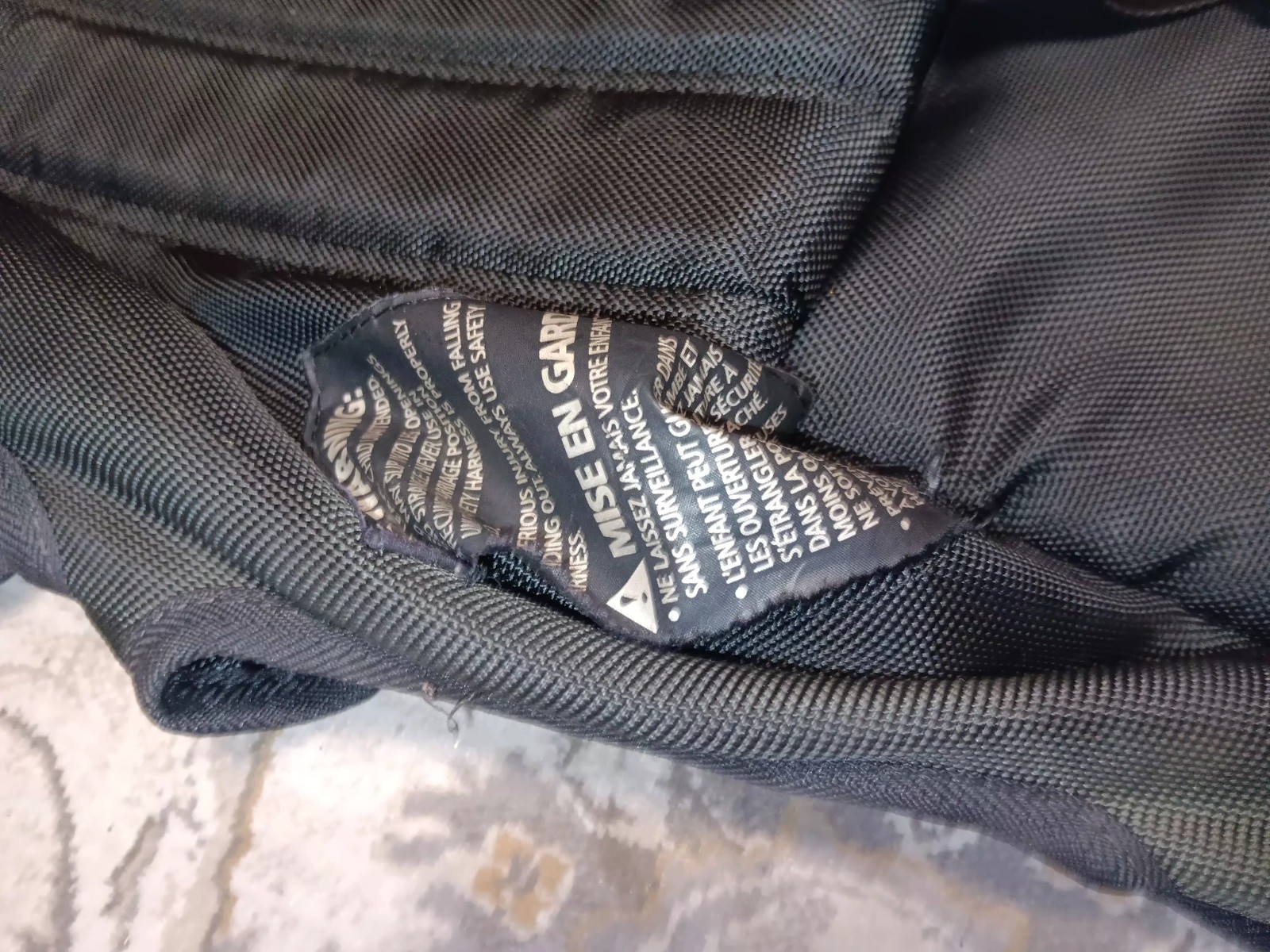 City Select BABY JOGGER Stroller Seat Fabric ONLY Cover BLACK Model BJ23410