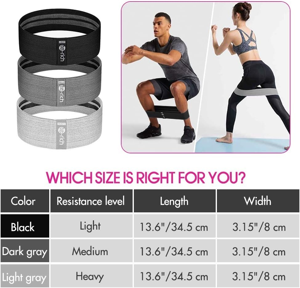 Fabric Resistance Bands Pack
