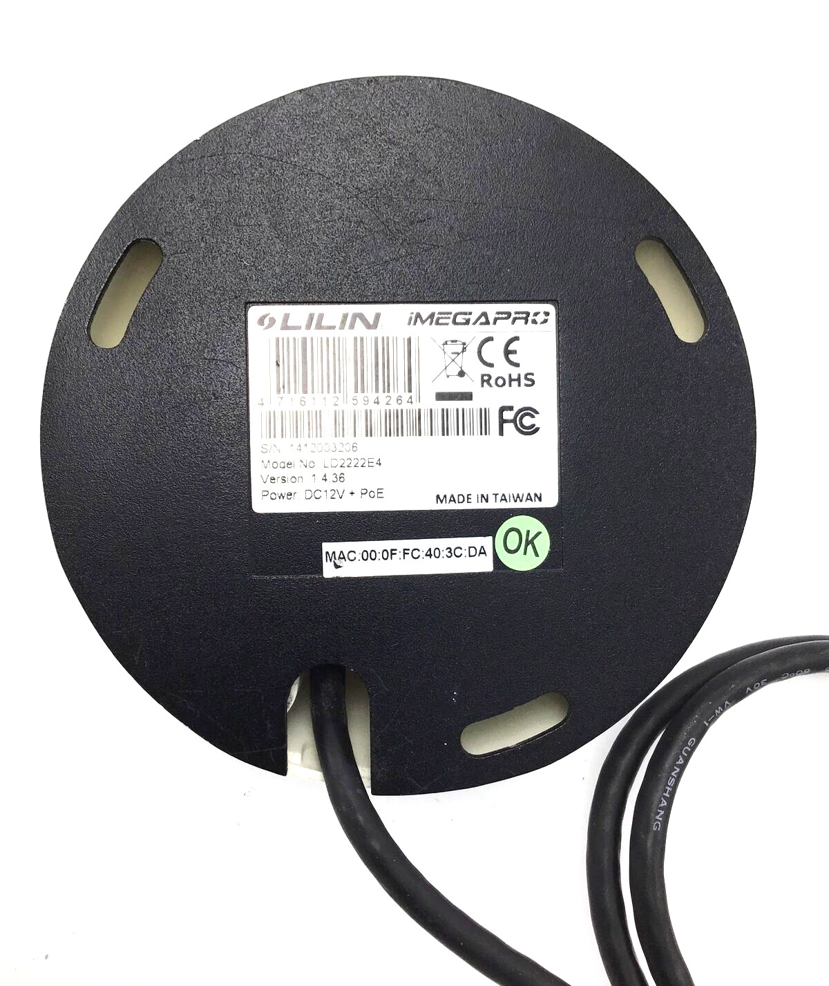 Lilin iMegaPro LD2222E4 1080P Fixed IP Dome Camera