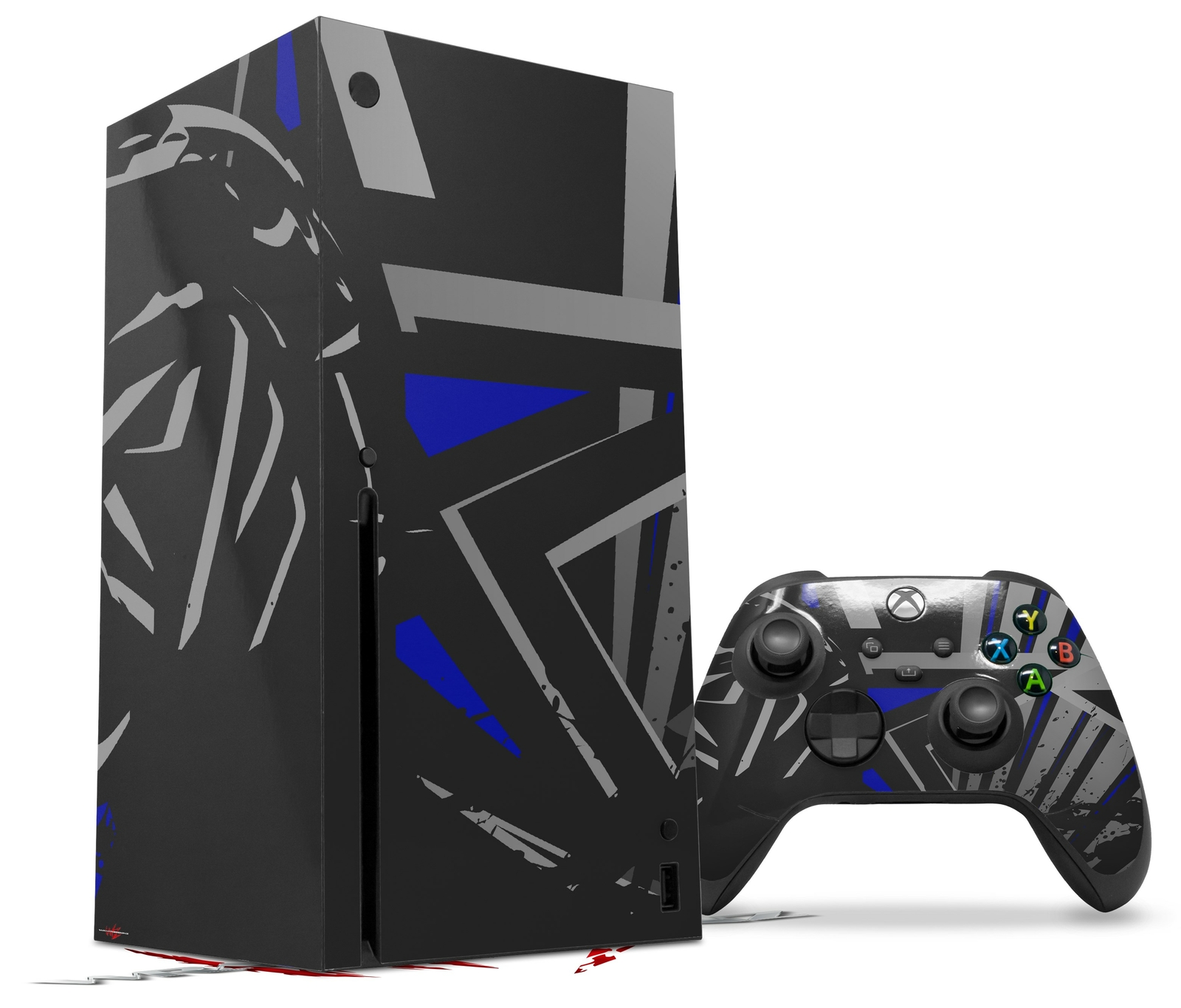 Skins XBOX Series X Console Controller Baja 0023 Blue Royal