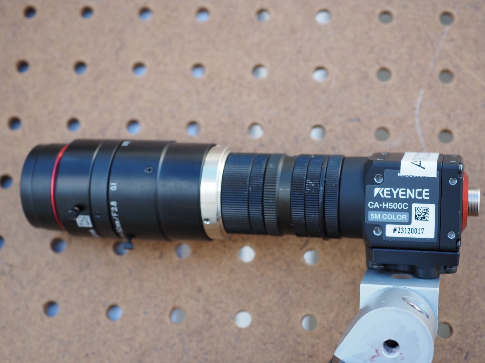 KEYENCE CA-H500C 5MP COLOR VISION SYSTEM CAMERA W LENS