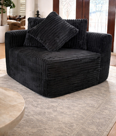 Novilla Modular Sectional Sofa, Boneless Couch, No Assembly Required (1 OTTOMAN)