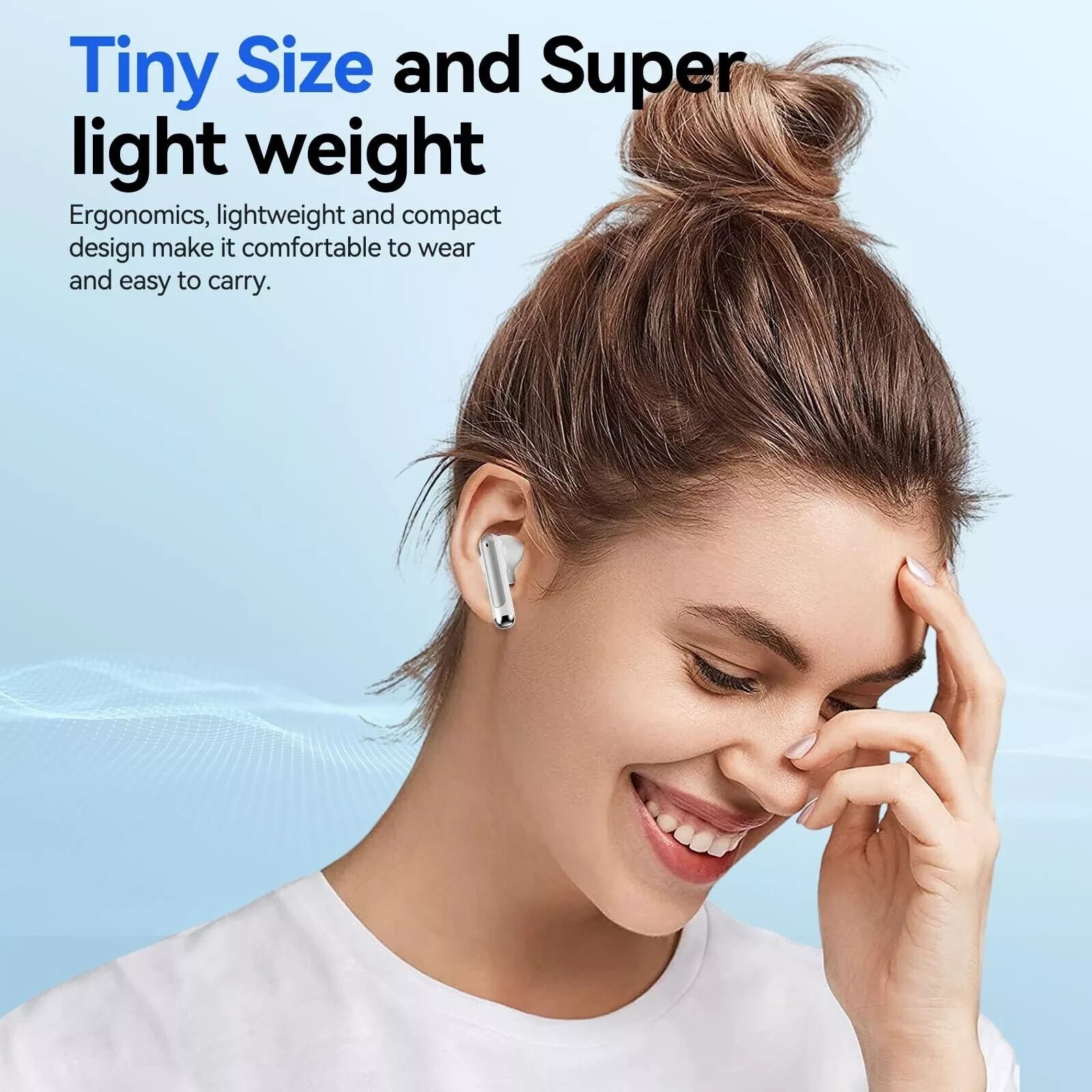Bluetooth Headset 5.3 TWS Wireless Earphone Earbuds Headphones Stereo Waterproof