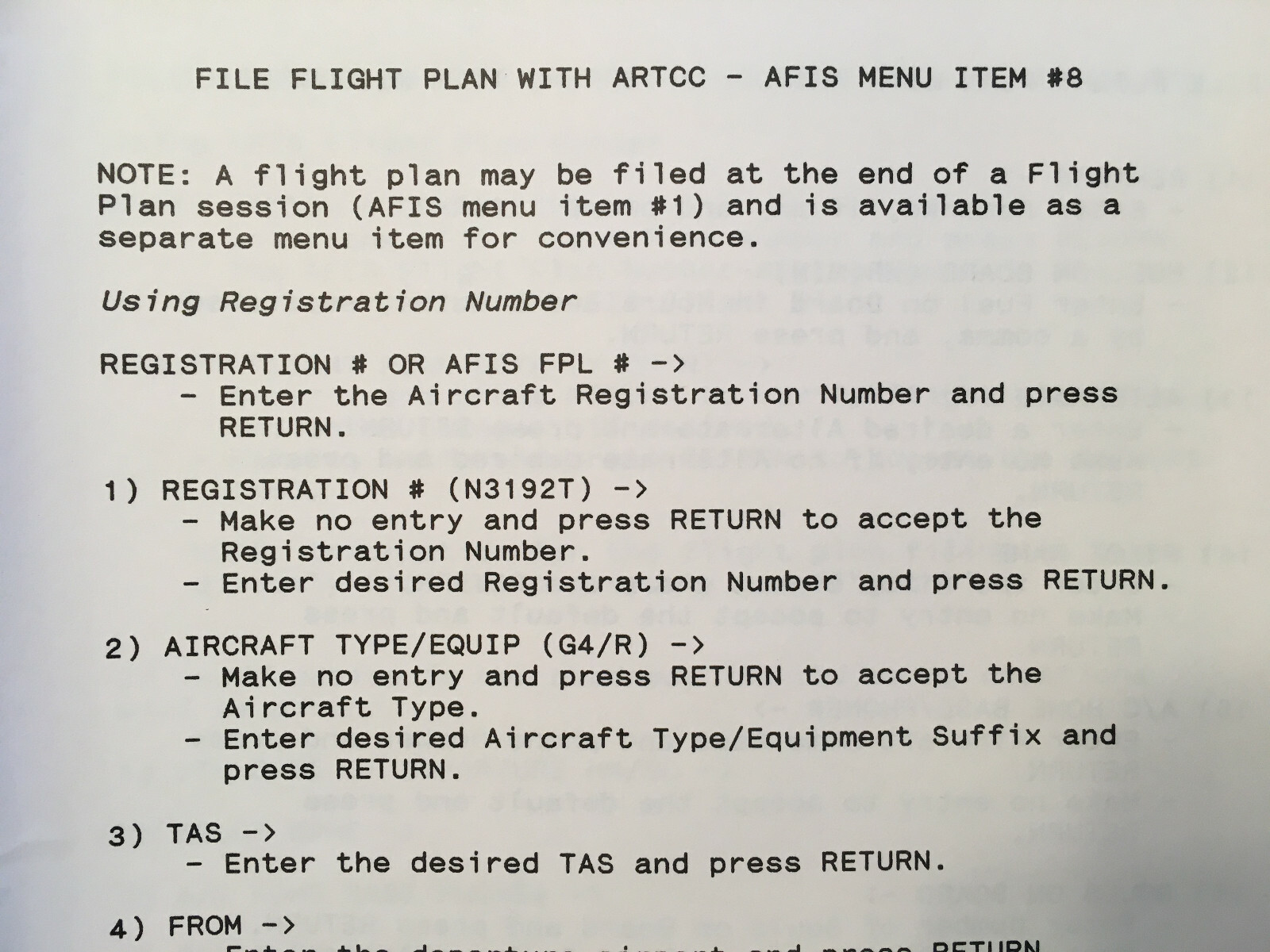 Global-Wulfsberg AFIS Airborne Flight Information System Operator's Manual