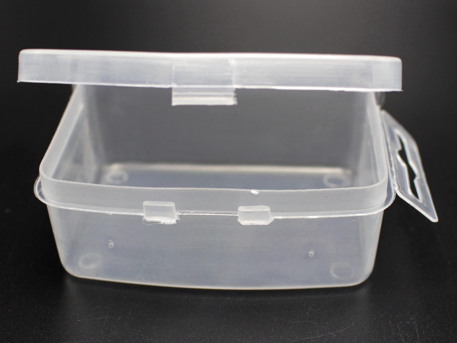 5 Pcs Clear Plastic Box Jewelry Display Case Beads Storage Container 2.8"