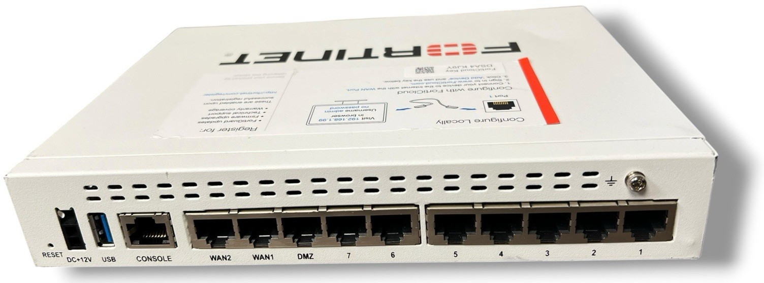 Fortinet FG-61E-USG Fortigate-61E Network Security Firewall Appliance - RESET!!