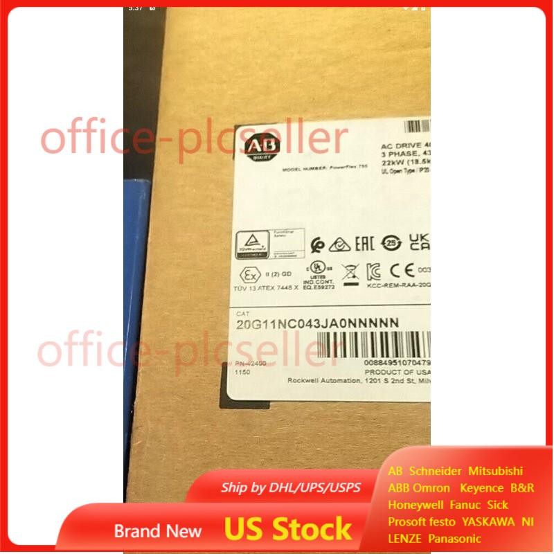 Allen-Bradley NEW 20G11NC043JA0NNNNN PowerFlex 755 AC Drive US Free Tax
