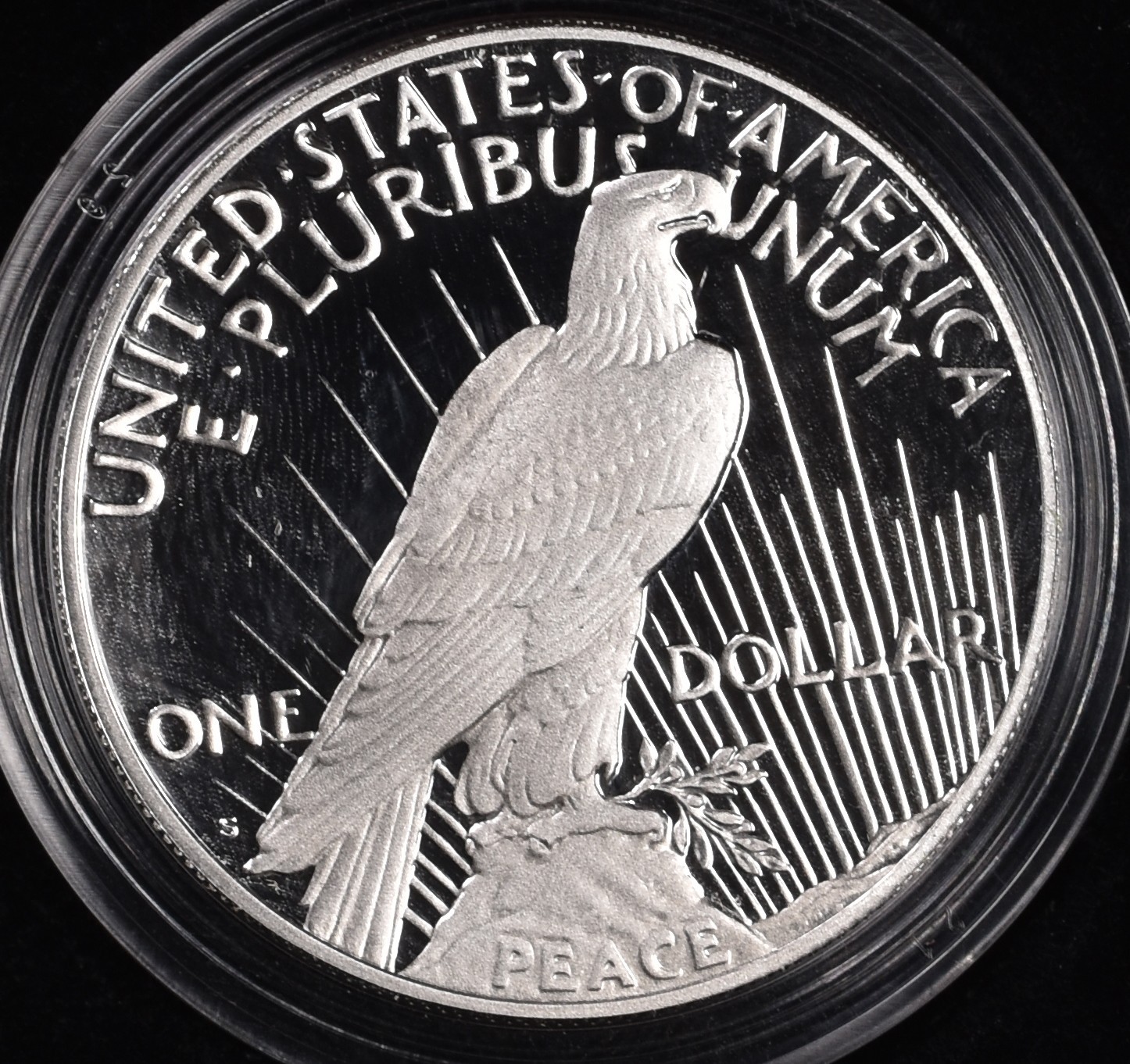 2023-S U.S. Box Peace Silver Dollar With Box & COA - Proof