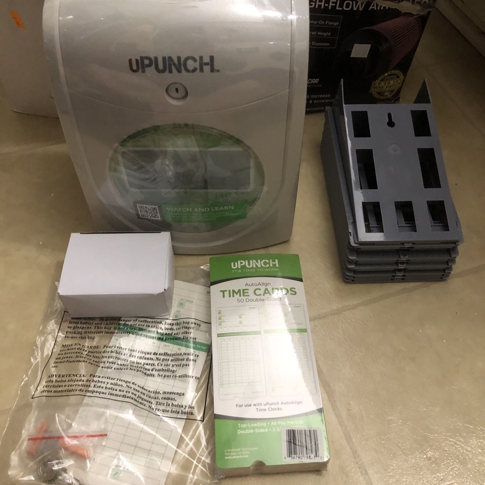 Upunch HN1000 Employee Time Clock With Key