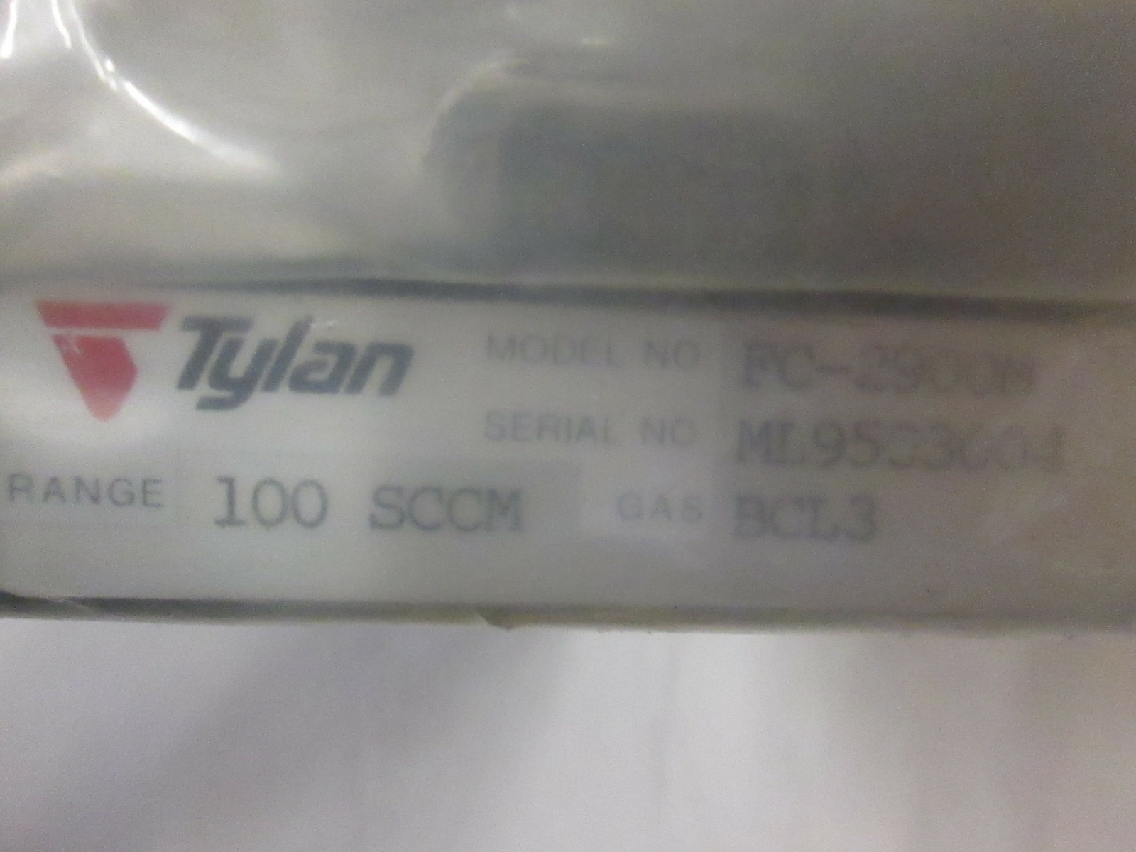 Tylan FC-2900M, MFC Mass Flow Controller 100 SCCM, BCL3, New