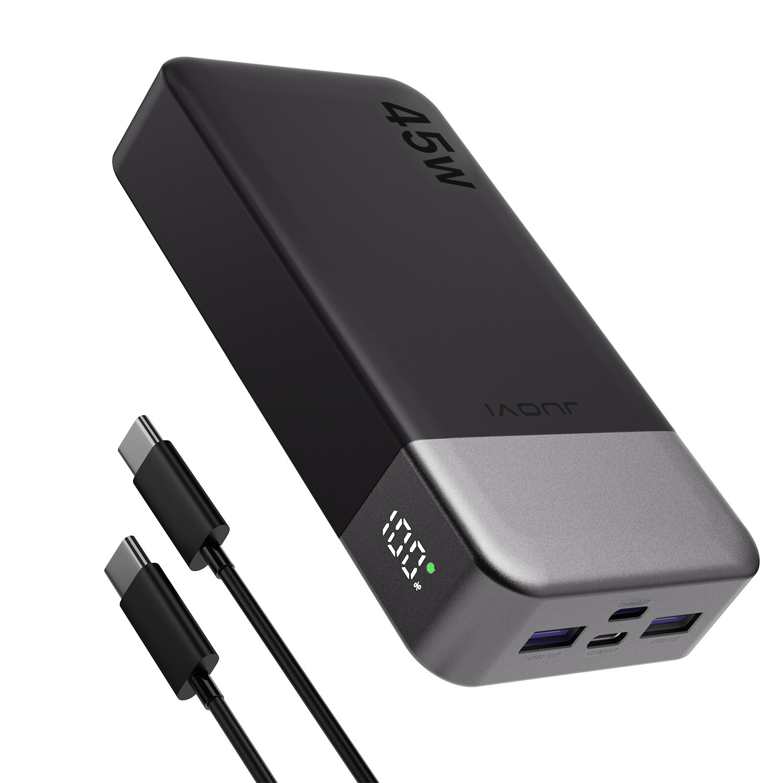 Power Bank 20000mAh 45W PD Fast charger External Backup Battery For Mobile Phone