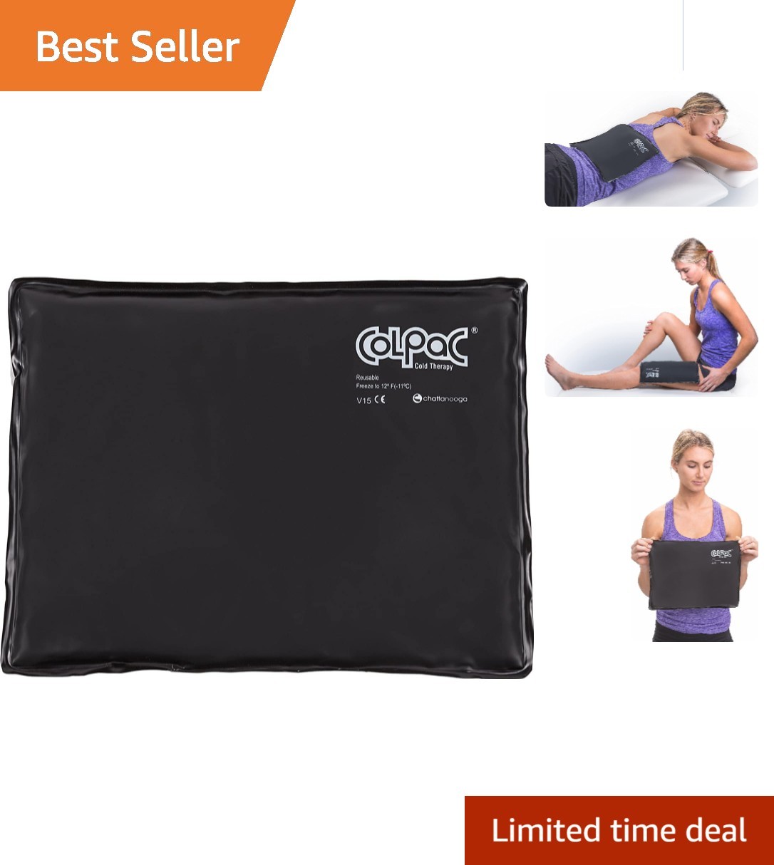 10x13.5 In ColPac Reusable Gel Ice Pack - Cold Therapy for Aches & Inflammation