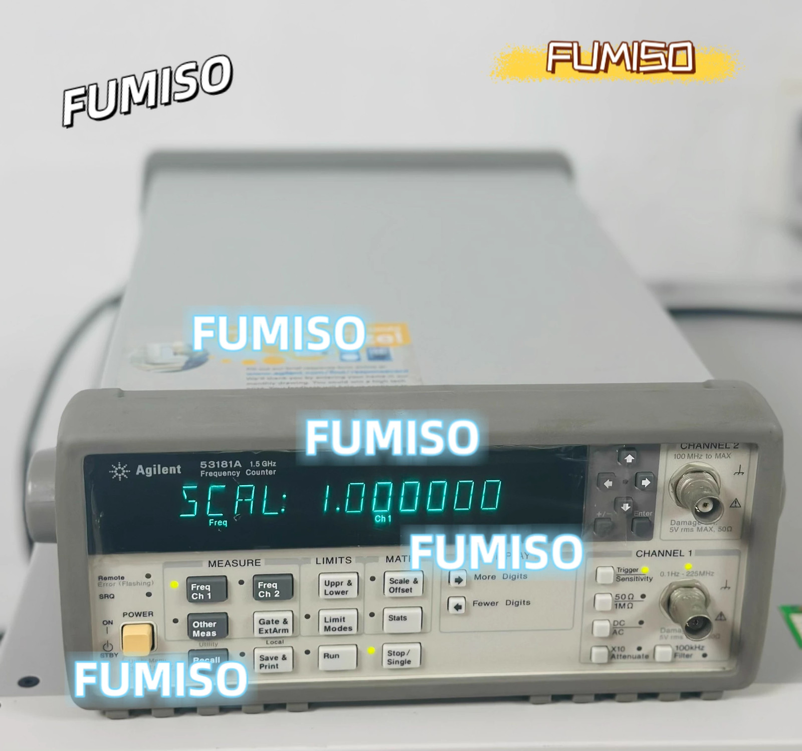 USED HP Keysight Agilent 53181A Universal Frequency Counter 225MHZ,10#go