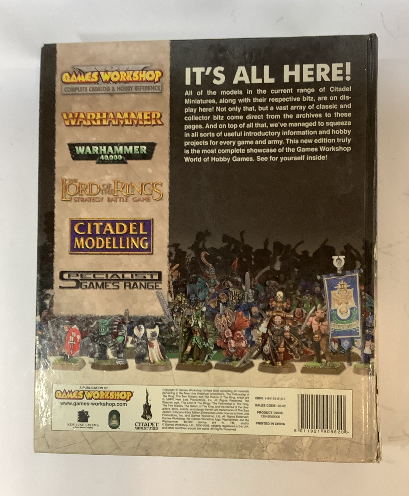 Games Workshop GW Hardback Complete Catalog and Hobby Reference (2006-2007) VG