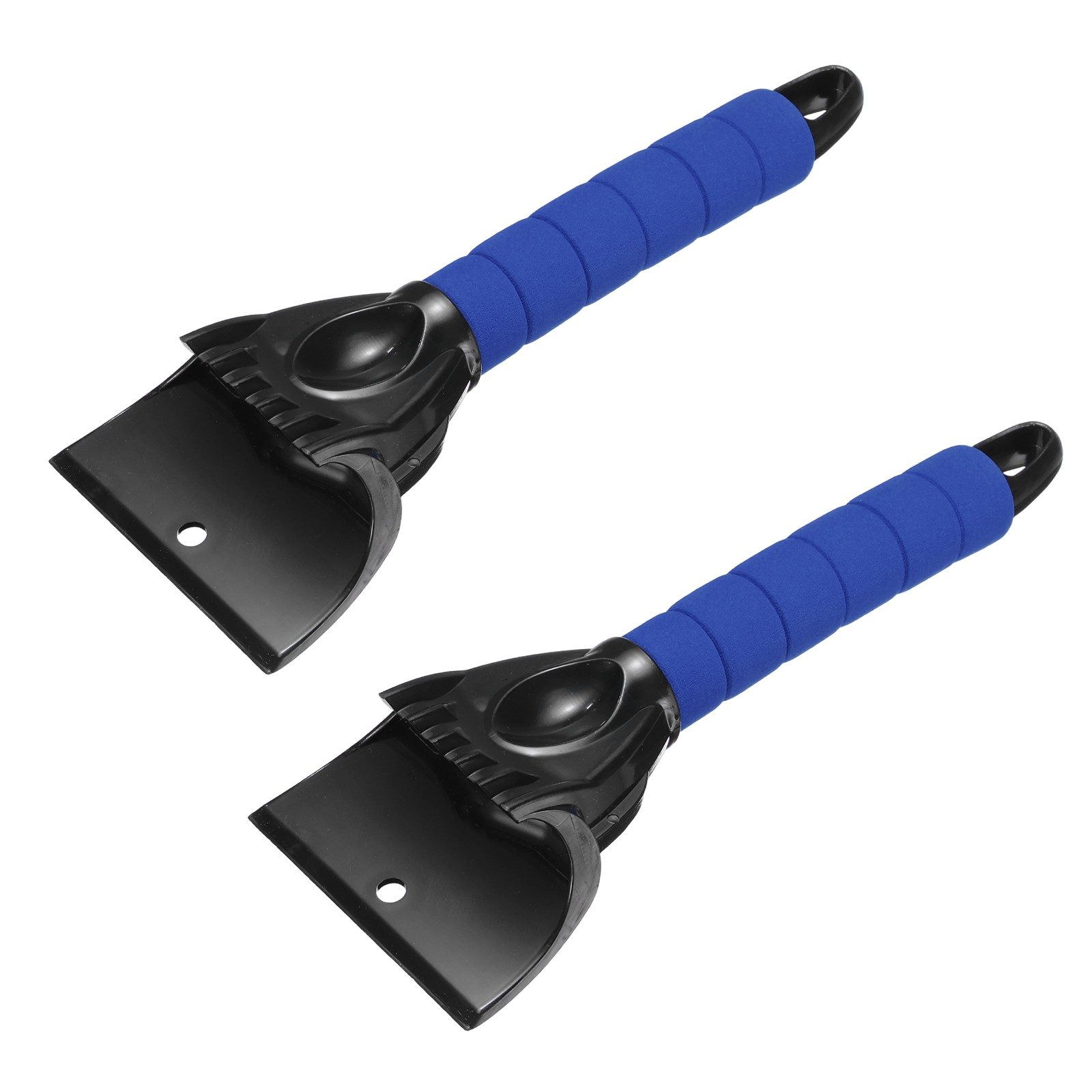 2Pcs Car Ice Scrapers 10\" x 4\", Blue for Windshield