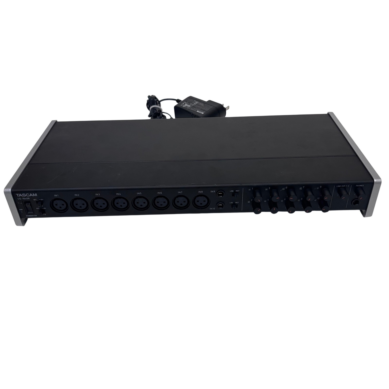 Tascam US-16x08 16-Channel USB Audio Interface 48V Phantom Power Blackfin DSP