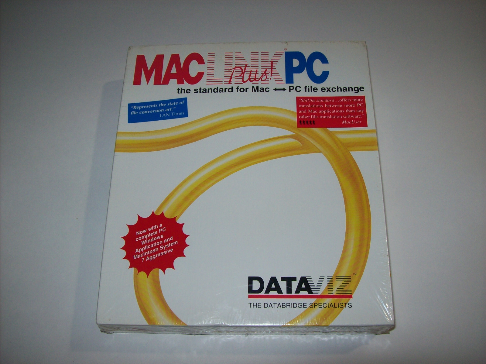 Mac Link Plus PC Version 6: Mac and PC File Exchange Software, NEW OLD STOCK