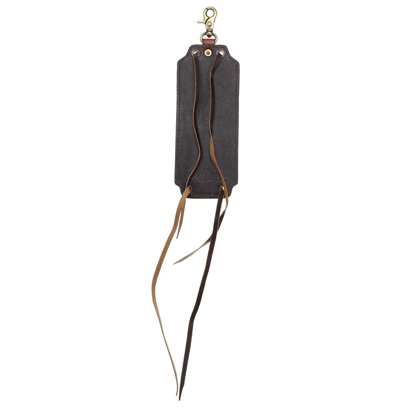 Showman Woven Hide Leather Drink Holder