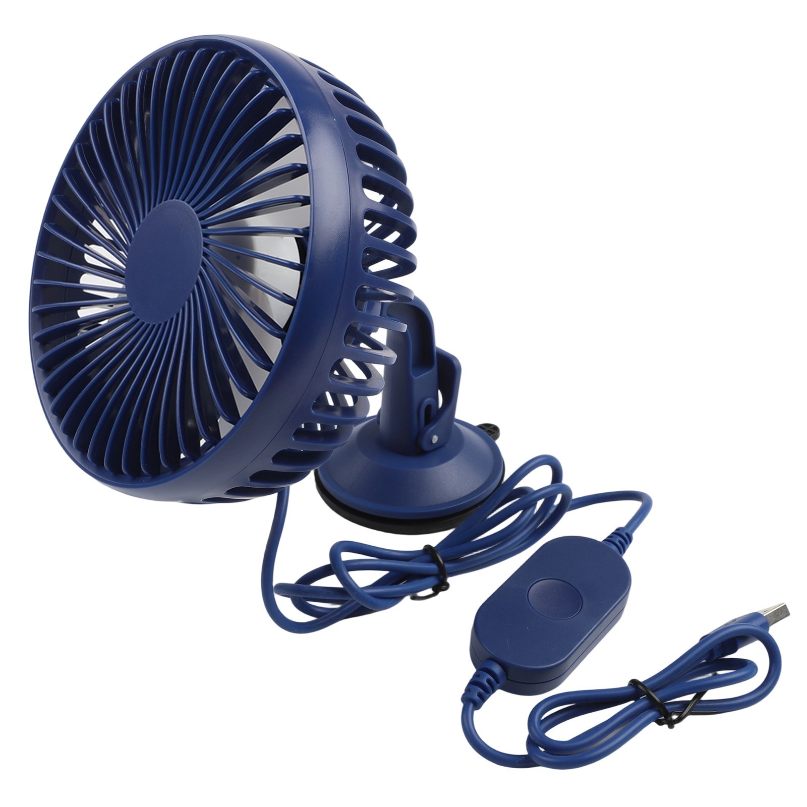 Efficient Car Fan for 12V 24V Systems with Adjustable Speeds and Rotation