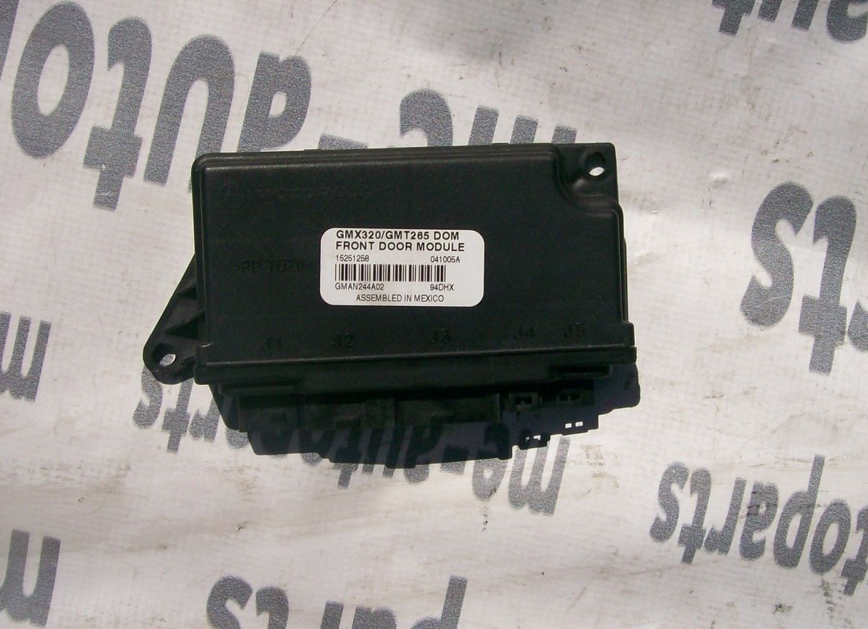 2006-2007 Cadillac CTS SRX Factory Front Door Module 15251258