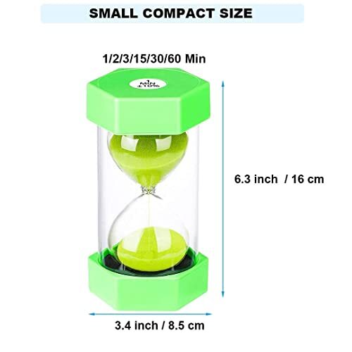 60 Minute Hourglass Sand Timer Sandglass Timer for Games Classroom