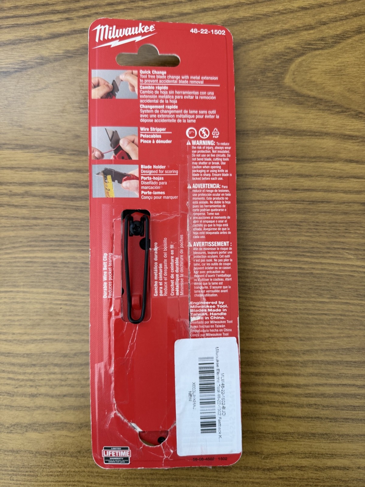 Milwaukee 48-22-1502 Utility Knife - Red