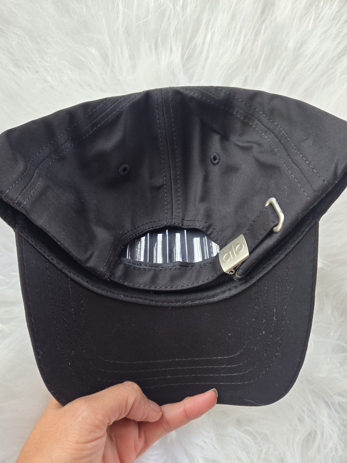 Yoga Hat – Premium Adjustable Baseball Yoga Cap with Classic Logo BLACK
