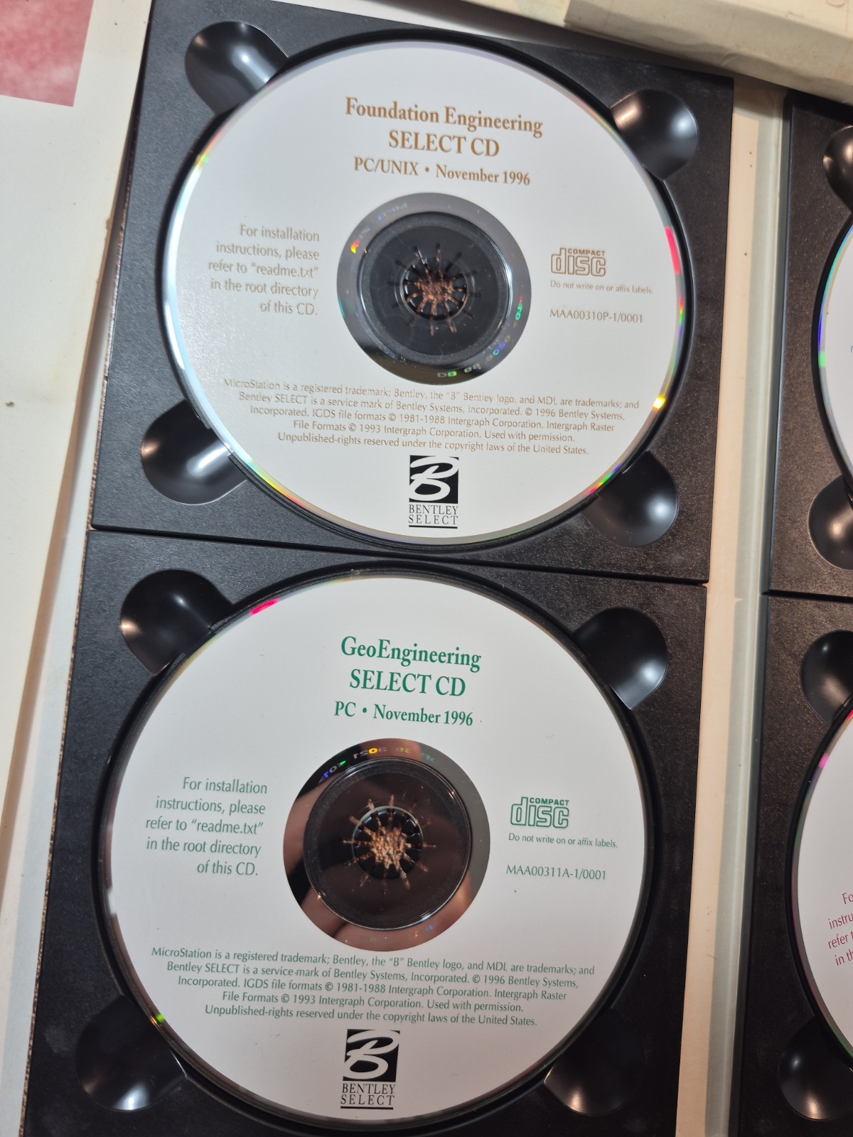 VINTAGE Bentley Select MicroStation Architectural/Engineering Software Portfolio