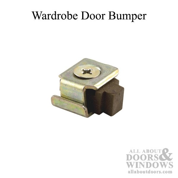 Bumper For Wardrobe Door Rubber Door Stop Track Mounted Door Snubber