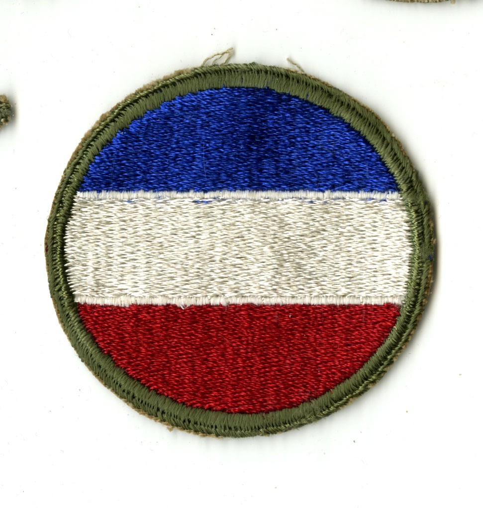 Army Ground Forces White Back Patch WWII Vintage