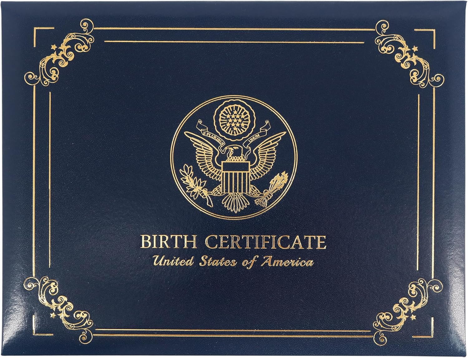 US Birth Certificate Holder 8.5X11 Birth Certificate Cover Protector with Logol