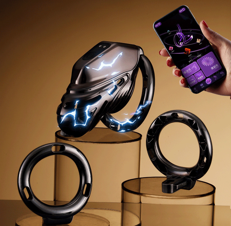 Shock Chastity Cage Male Cage Remote Control Chastity Device Lock Rings For Men