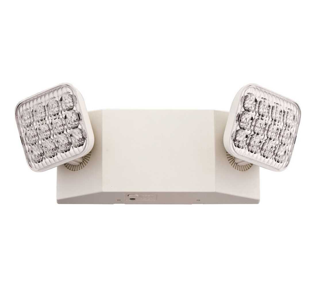 Contractor Select EU2C 120/277-Volt Integrated LED White Emergency Light Fixture