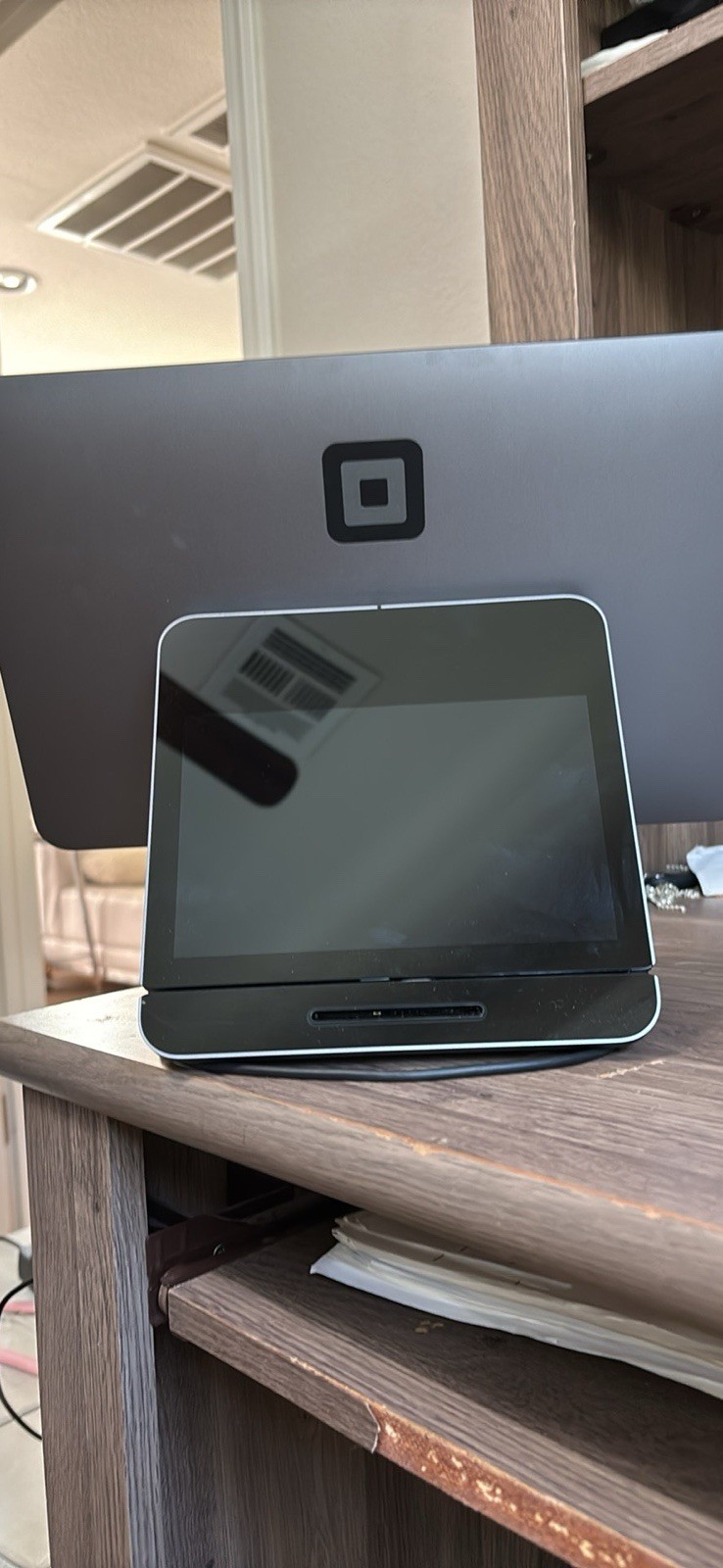 Square POS Terminal System with Touchscreen Display and Complete Accessories