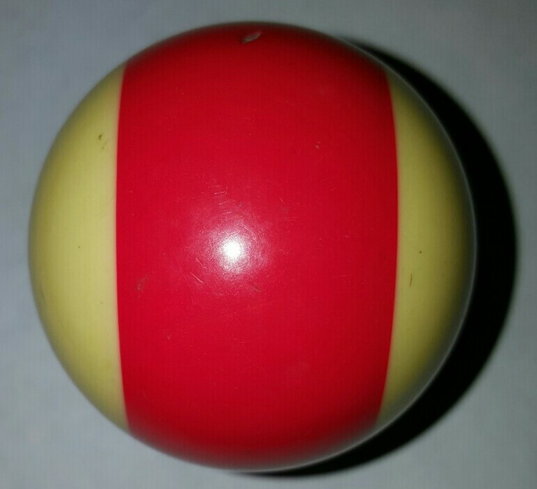 Vintage Regulation Pool Billiard Replacement 11 Ball Stripe Red