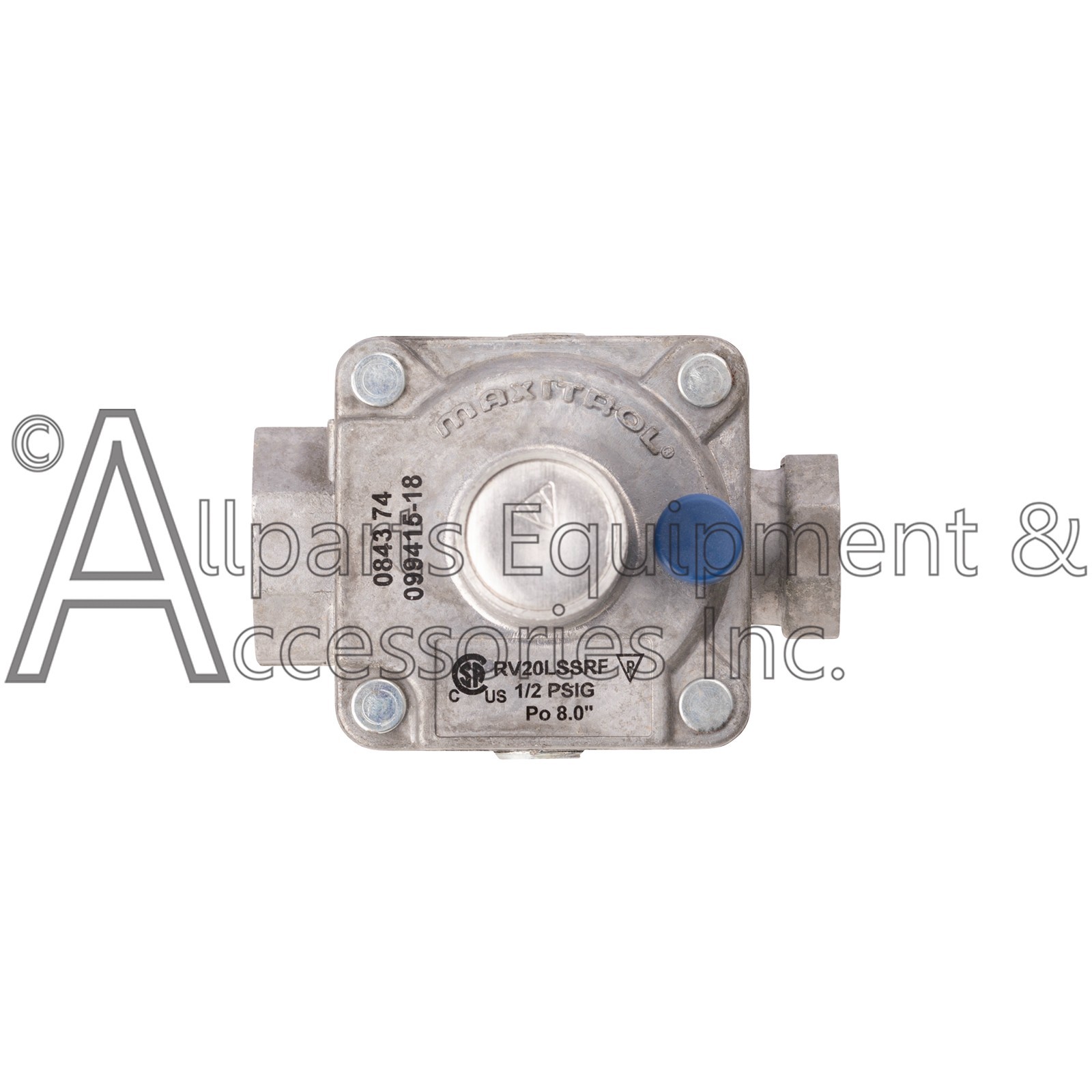 099415-18 Maxitrol Propane Regulator (3/8"Inlet, 1/4"Outlet) Vent-Free Heaters