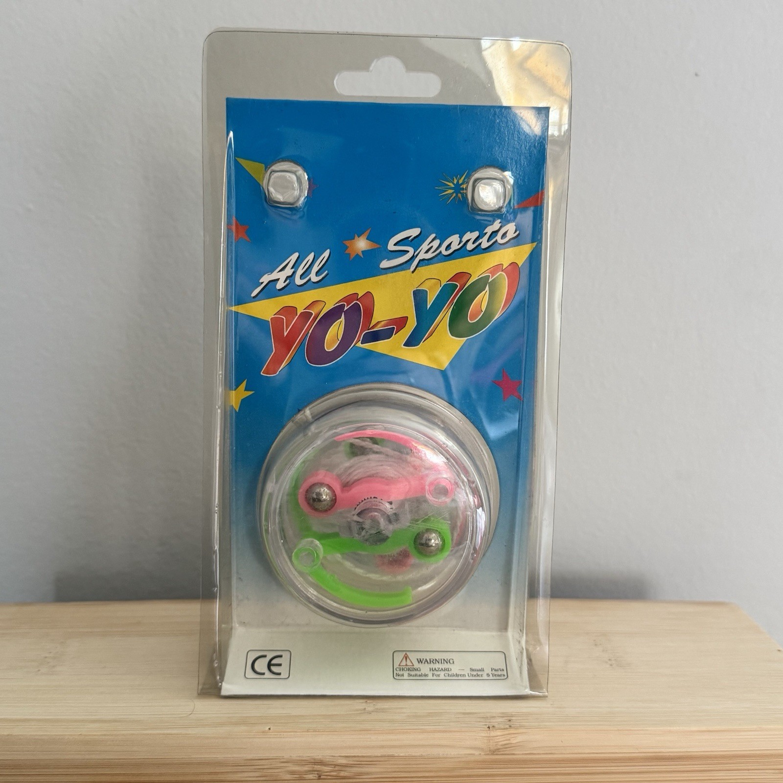 Vintage Clear All Sporto Yo-Yo New In Sealed Package NOS