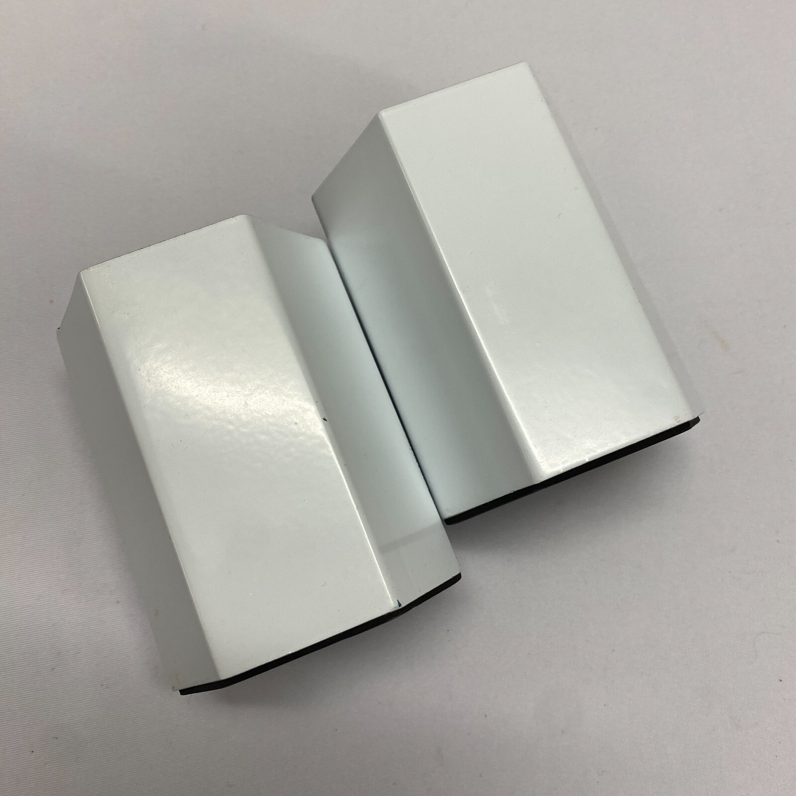 Lot of 2 New Target Metal Hex Pencil Cup Silver 8.3 cm x 7.2 cm x 10.2 cm