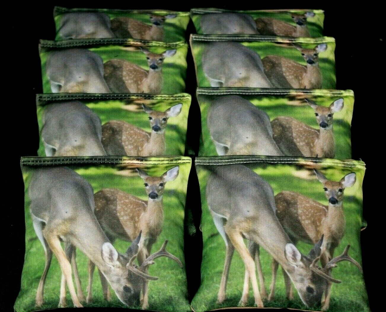 Deer Hunting Fishing real tree Camo Custom 8 ACA Regulation Cornhole bags