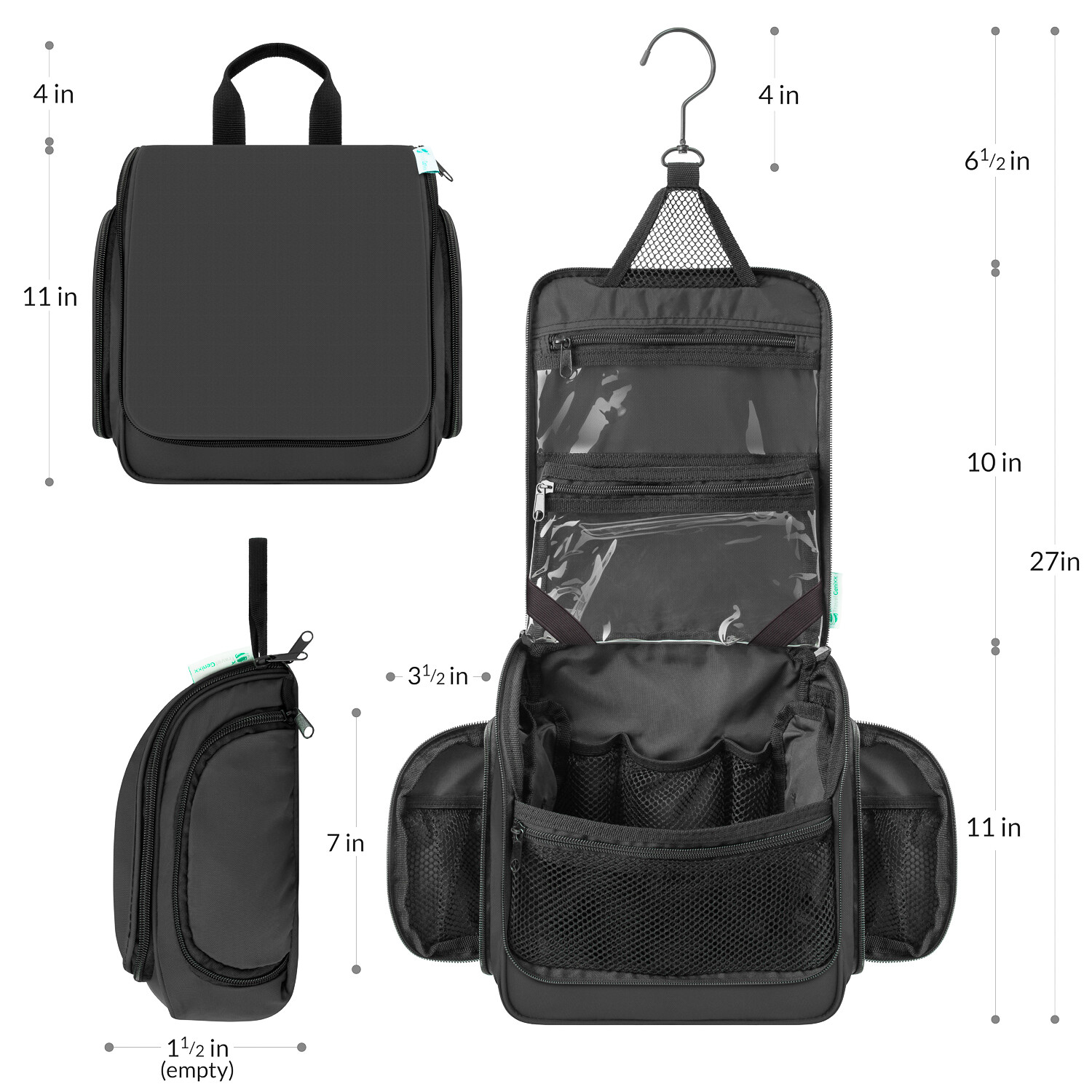 Premium Travel Hanging Toiletry Bag for Men and Women