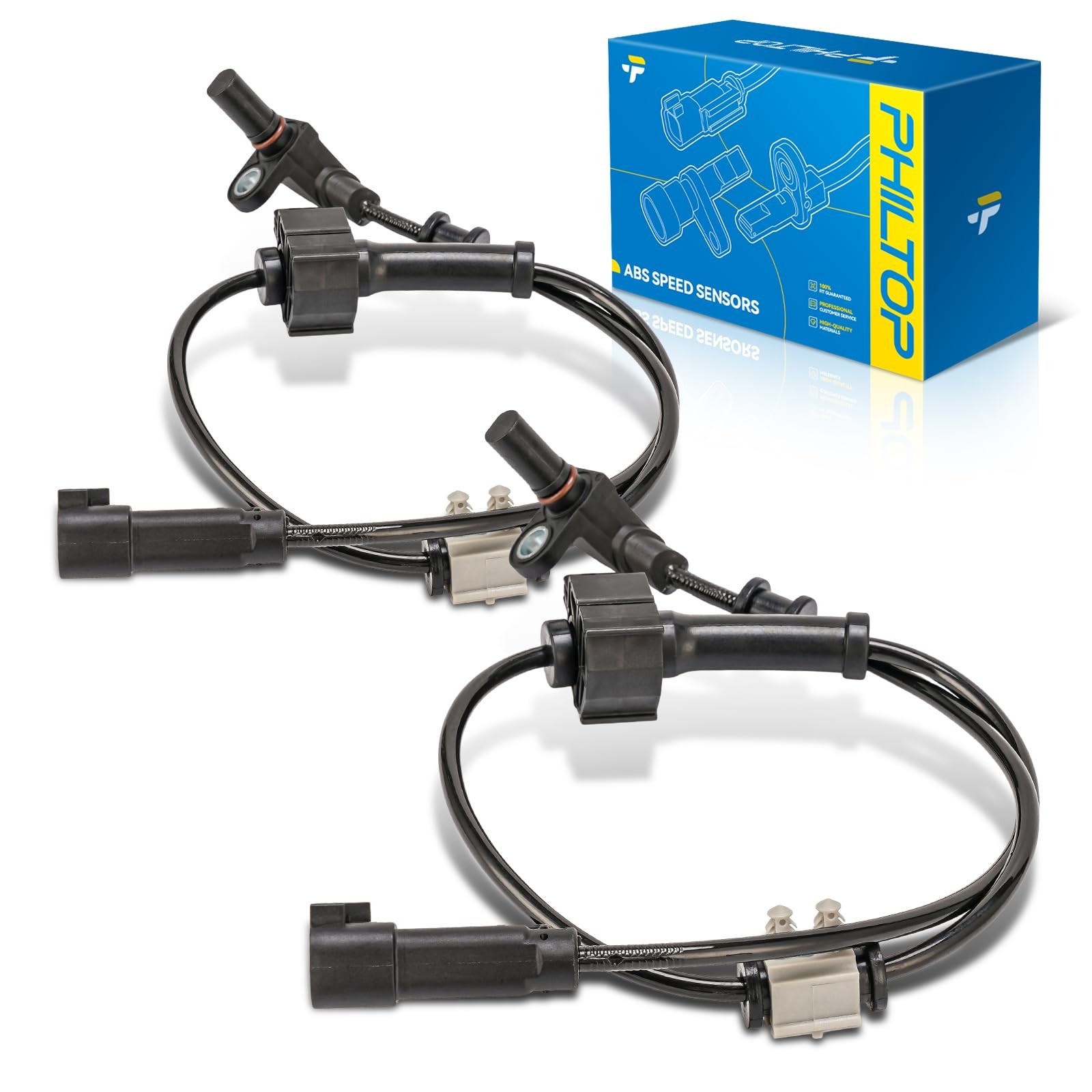 2 PCS Front ABS Wheel Speed Sensor Fits Silverado Sierra 2500 HD 20112020