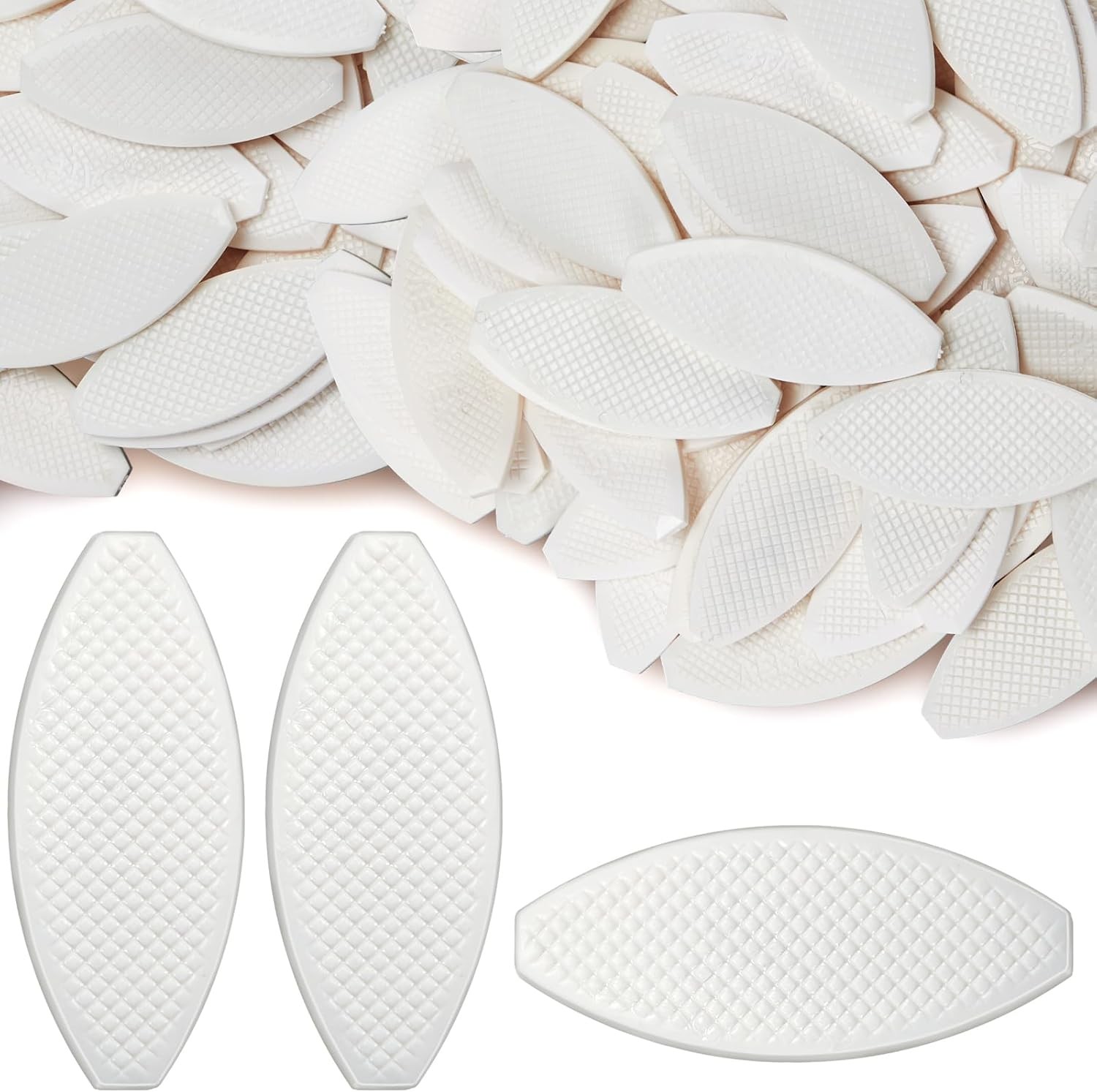 100Pcs Biscuit Joiner Tool PVC Biscuits Plastic Self Clamping andGripping Plates