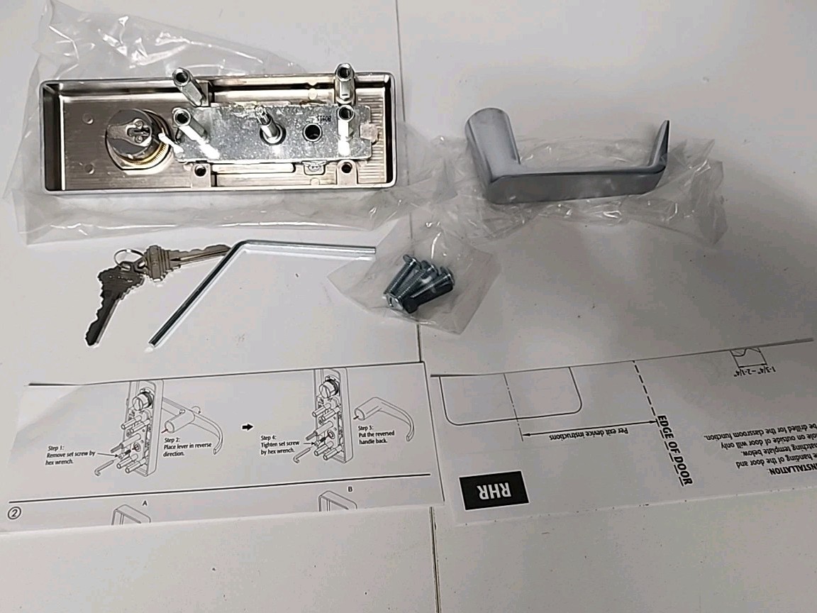 PAMEX E5000/L-AL-SC PANIC EXIT DEVICE