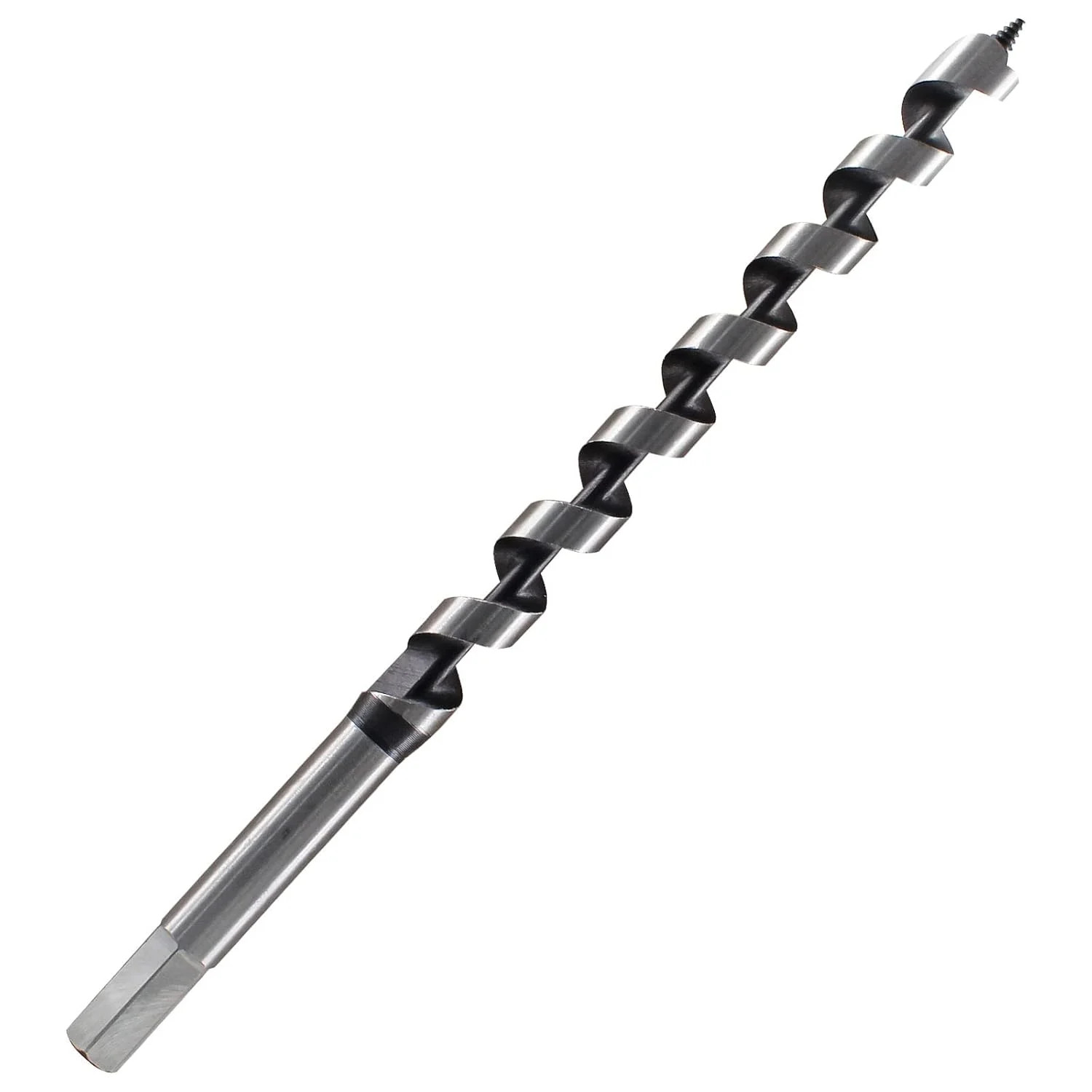 Long Auger Drill Bit for Wood 5/8 Inch x 12 Inch with 3/8" Hex Shank