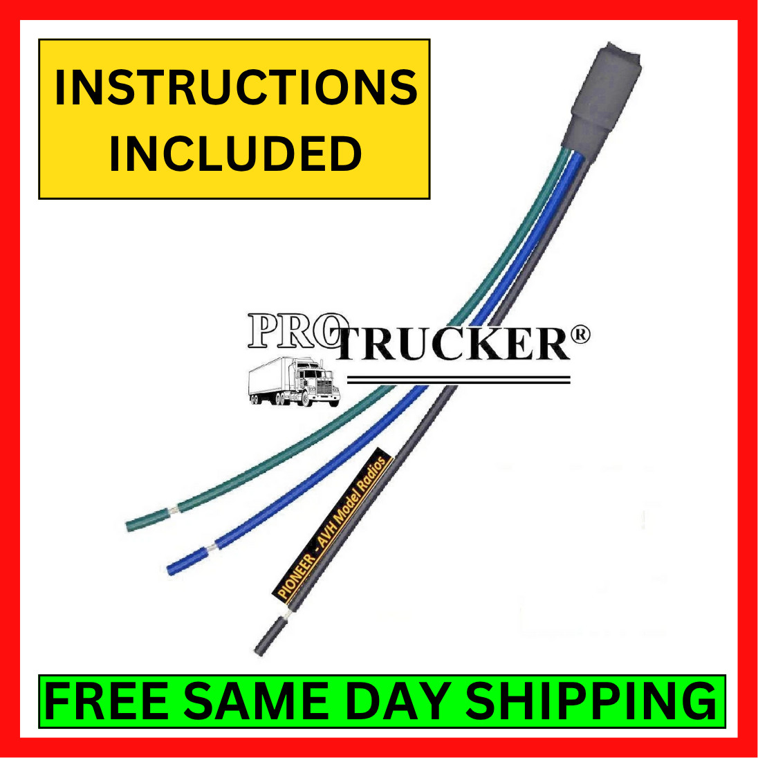 Video Bypass fits All Pioneer AVH Radios Parking Brake Video Override EASY DIY